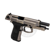 Vorsk Airsoft VM9 Osiris Gas Blowback Pistol - Brushed Aluminum