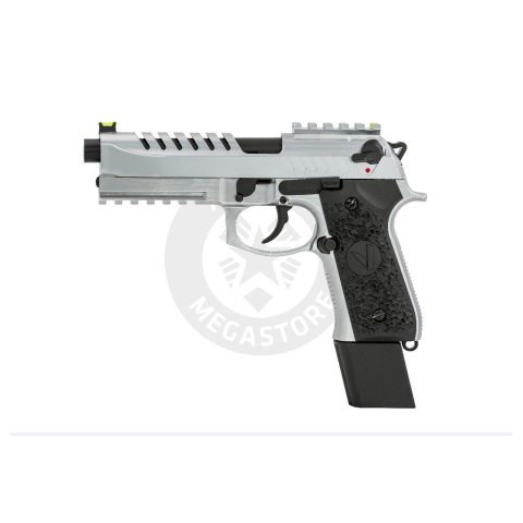 Vorsk Airsoft Tactical VM9 Gas Blowback Pistol - Silver