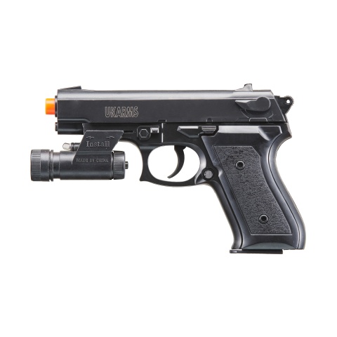 UK Arms VP99A Spring Powered Airsoft Pistol w/ Laser & Light (Color: Black)