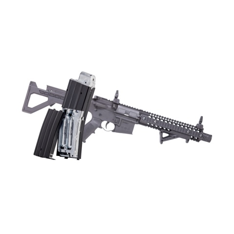 Crosman DPMS SBR Co2 BB .177 Cal BB Air Rifle with Dual Action Capability (Color: Black)