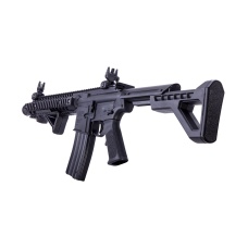 Crosman DPMS SBR Co2 BB .177 Cal BB Air Rifle with Dual Action Capability (Color: Black)