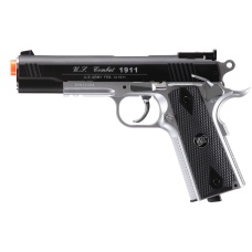 Win Gun Sport 1911 CO2 Non-Blowback Airsoft Pistol w/ Accessory Rail (Color: Black / Silver)