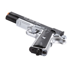 Win Gun Sport 1911 CO2 Non-Blowback Airsoft Pistol w/ Accessory Rail (Color: Black / Silver)