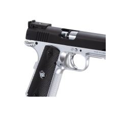 Win Gun Sport 1911 CO2 Non-Blowback Airsoft Pistol w/ Accessory Rail (Color: Black / Silver)