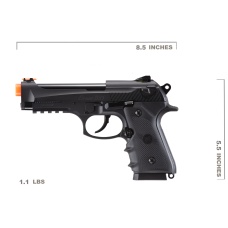 WG Sport 331 M9 Half Blowback CO2 Pistol (Color: Black)