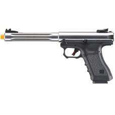 WE-Tech Galaxy Select Fire Premium L Gas Blowback Pistol (Color: Silver)
