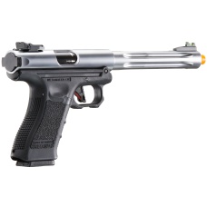 WE-Tech Galaxy Select Fire Premium L Gas Blowback Pistol (Color: Silver)