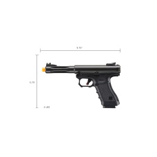 WE-Tech Galaxy Select Fire Premium S Gas Blowback Pistol (Color: Black)