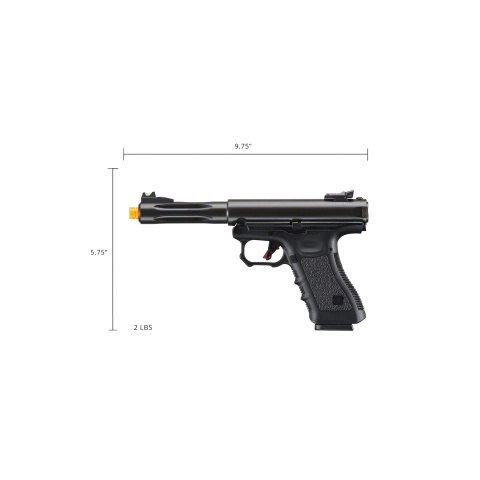 WE-Tech Galaxy Select Fire Premium S Gas Blowback Pistol (Color: Black)