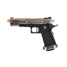 WE-Tech Hi-Capa 5.1 T-Rex Full Auto Gas Blowback Competition Pistol (Silver)