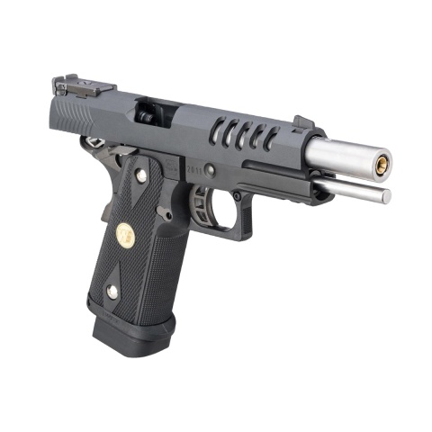 WE Tech Hi-Capa 5.1 Hyper Speed Airsoft Full Auto Gas Blowback Pistol w/ Threaded Barrel