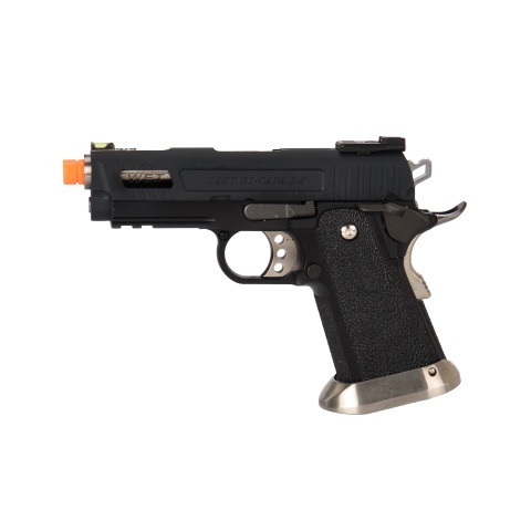 WE-Tech Hi-Capa 3.8 Velociraptor Full Auto Gas Blowback Pistol (Black)