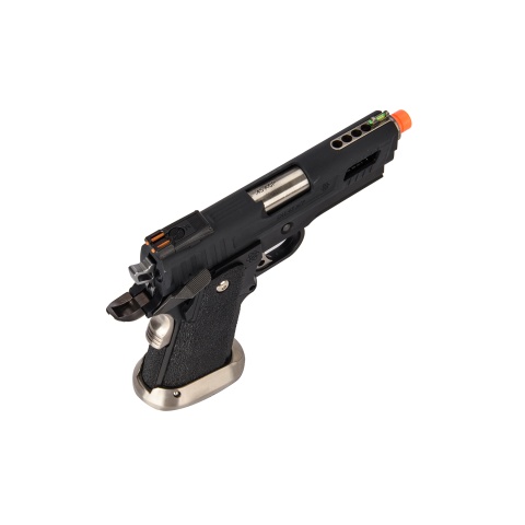 WE-Tech Hi-Capa 3.8 Velociraptor Full Auto Gas Blowback Pistol (Black)