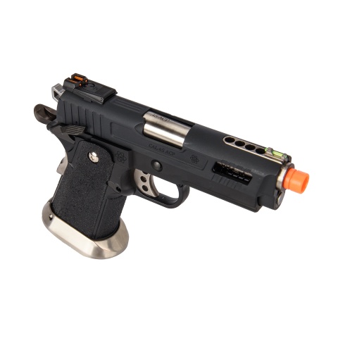 WE-Tech Hi-Capa 3.8 Velociraptor Full Auto Gas Blowback Pistol (Black)