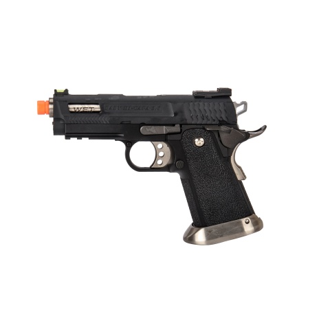 WE-Tech Hi-Capa 3.8 Brontosaurus Full Auto Gas Blowback Pistol (Black)
