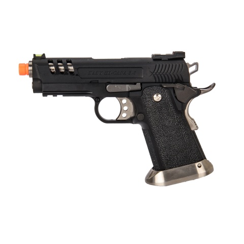 WE-Tech Hi-Capa 3.8 Deinonychus Gas Full Auto Blowback Pistol (Black)