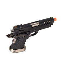WE-Tech Hi-Capa 3.8 Deinonychus Gas Full Auto Blowback Pistol (Black)