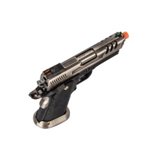 WE-Tech Hi-Capa 3.8 Deinonychus Full Auto Gas Blowback Pistol (Silver)