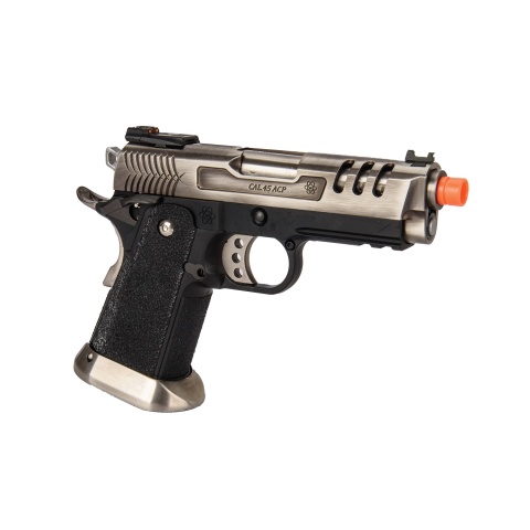 WE-Tech Hi-Capa 3.8 Deinonychus Full Auto Gas Blowback Pistol (Silver)