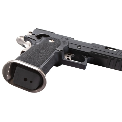 WE-Tech Hi-Capa 4.3 Allosaurus Gas Blowback Pistol (Color: Black)