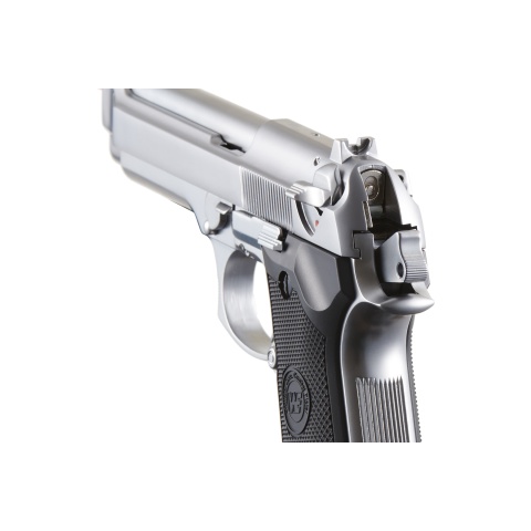 WE-Tech Full Metal M9 Tactical Gas Blowback Airsoft Pistol (Color: Silver)