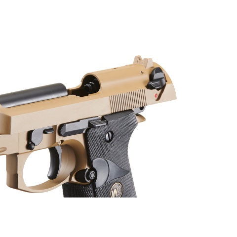 WE-Tech M9A1 Navy Gas Blowback Airsoft Pistol with No Markings (Color: Tan)