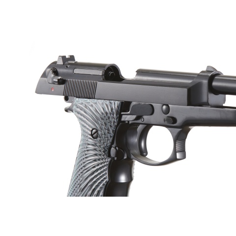 WE-Tech New System M92 Eagle Full Auto Airsoft Gas Blowback Pistol (Color: Black)