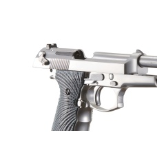 WE-Tech New System M92 Eagle Full Auto Airsoft Gas Blowback Pistol (Color: Silver)