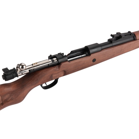 Double Bell WWII Kar 98k Bolt Action Gas Airsoft Rifle - WOOD