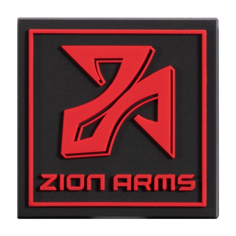 Zion Arms Logo PVC Patch (Color: Red / Black)