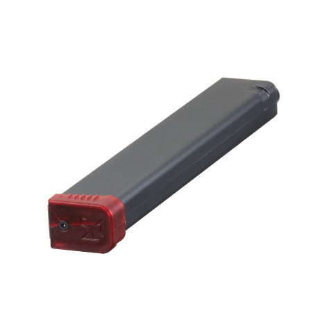 Zion Arms PW9 120 Round 9mm Mid-Capacity Magazine (Color: Black & Red)