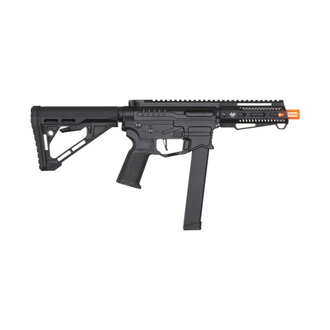 Zion Arms R&D Precision Licensed PW9 Mod 1 Airsoft Rifle with Delta Stock (Color: Black)