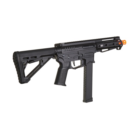 Zion Arms R&D Precision Licensed PW9 Mod 1 Airsoft Rifle with Delta Stock (Color: Black)