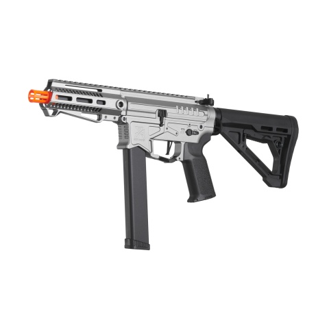 Zion Arms R&D Precision Licensed PW9 Mod 1 Airsoft Rifle with Delta Stock (Color: Grey)