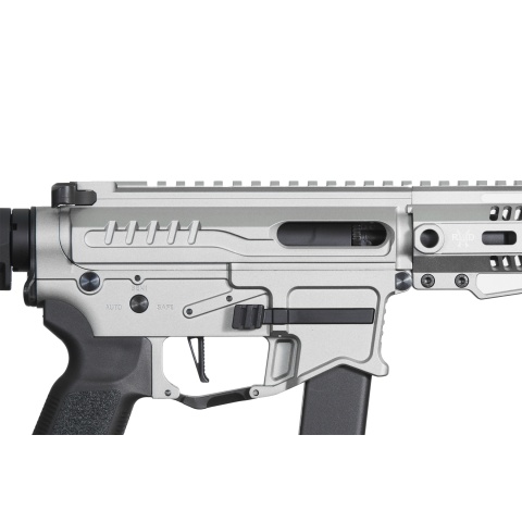 Zion Arms R&D Precision Licensed PW9 Mod 1 Airsoft Rifle with Delta Stock (Color: Grey)