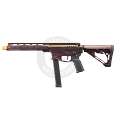 Zion Arms R&D Precision Licensed PW9 Mod 1 Long Rail Airsoft Rifle with Delta Stock (Color: Razorback)