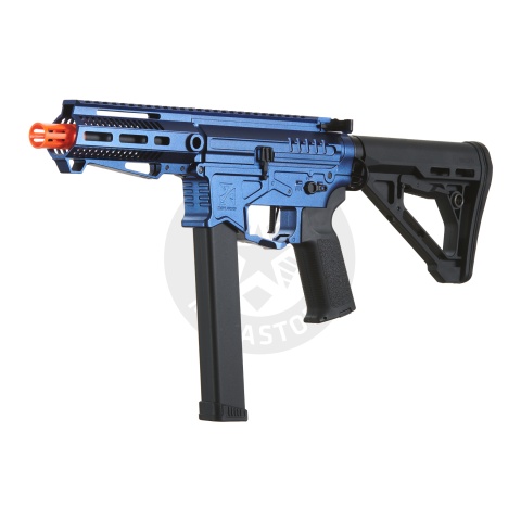 Zion Arms R&D Precision Licensed PW9 Mod 1 Airsoft Rifle with Delta Stock (Cerakote Color: Cobalt Blue)