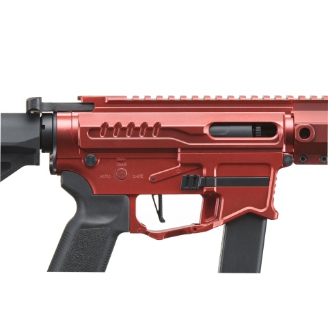 Zion Arms R&D Precision Licensed PW9 Mod 1 Airsoft Rifle with Delta Stock (Cerakote Color: Vulken Red)