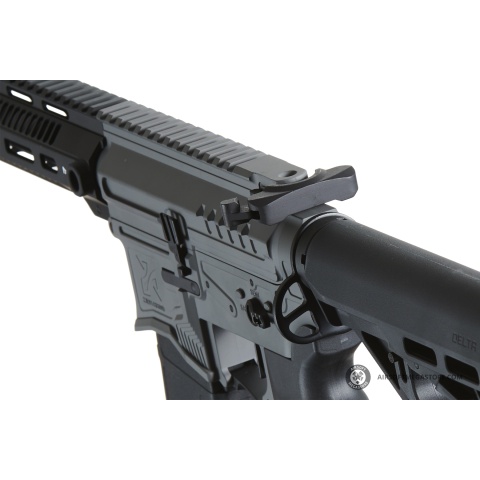 Zion Arms R15 Mod 1 Long Rail Airsoft Rifle with Delta Stock (Color: Grey)