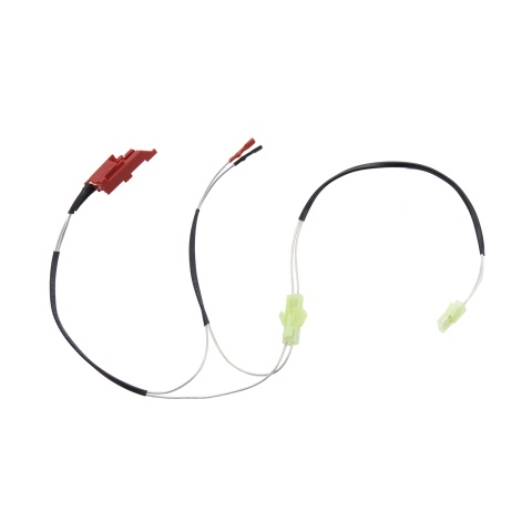 Lancer Tactical Rear Wired Wiring Harness for Version 3 Airsoft AEGs (Small Tamiya)