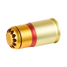 Lancer Tactical Short 60 Round CNC 40mm Green Gas Airsoft Grenade Shell