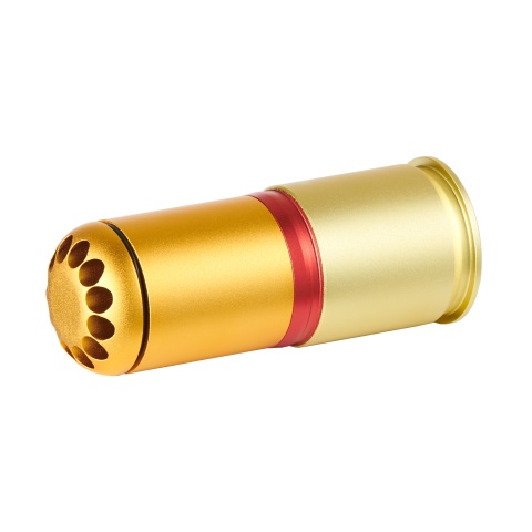 Lancer Tactical Long 120 Round CNC 40mm Green Gas Airsoft Grenade Shell
