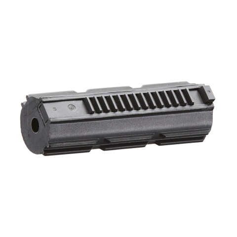 Lancer Tactical 14 Teeth Reinforced Polycarbonate Full Stroke Piston with Steel Teeth (Color: Black)