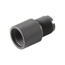 Lancer Tactical 14mm Clock-Wise to 14mm Counter Clock-Wise Thread Adapter (Color: Black)