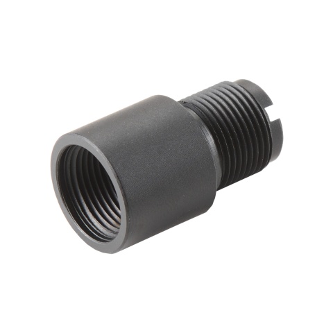 Lancer Tactical 14mm Clock-Wise to 14mm Counter Clock-Wise Thread Adapter (Color: Black)