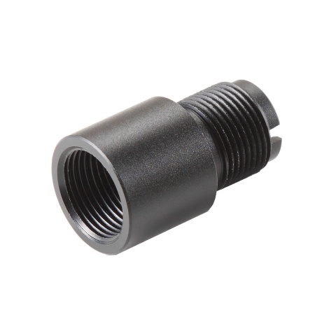 Lancer Tactical 14mm Counter Clock-Wise to 14mm Clock-Wise Thread Adapter (Color: Black)