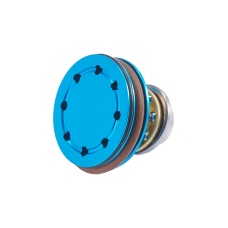 Lancer Tactical Aluminum Ventilated Piston Head for Airsoft AEGs (Color: Blue)