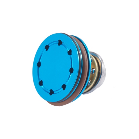 Lancer Tactical Aluminum Ventilated Piston Head for Airsoft AEGs (Color: Blue)