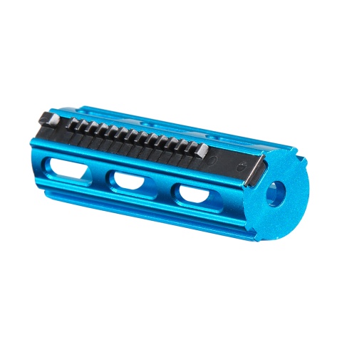 Lancer Tactical 14 Teeth Reinforced Aluminum Piston with Steel Teeth (Color: Blue)