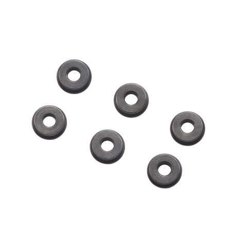 Lancer Tactical 7mm Black Steel Gearbox Bushings (Pack of 6)